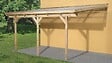 WEKA - Carport en bois Adossé 671 T2 - L.427xP.279cm - vignette