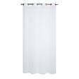 MODE DE VIE - Voilage Leo effet coton - Polyester - Blanc - 70g/m2 - 140x240cm - vignette