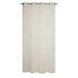 MODE DE VIE - Voilage Leo effet coton - Polyester - Naturel - 140x240cm - vignette