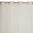 MODE DE VIE - Voilage Leo effet coton - Polyester - Naturel - 140x240cm - vignette