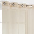 MODE DE VIE - Voilage Leo effet coton - Polyester - Naturel - 140x240cm - vignette