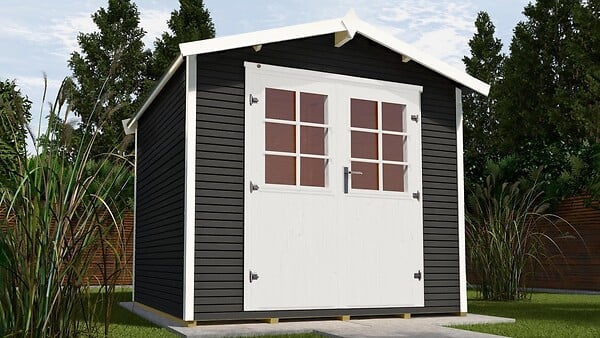 WEKA - Abri bois Design Wekaline 218 T2_ anthracite _6,17 m² - large