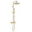 ESSEBAGNO - Luisa II colonne de douche thermostatique or brossé - vignette