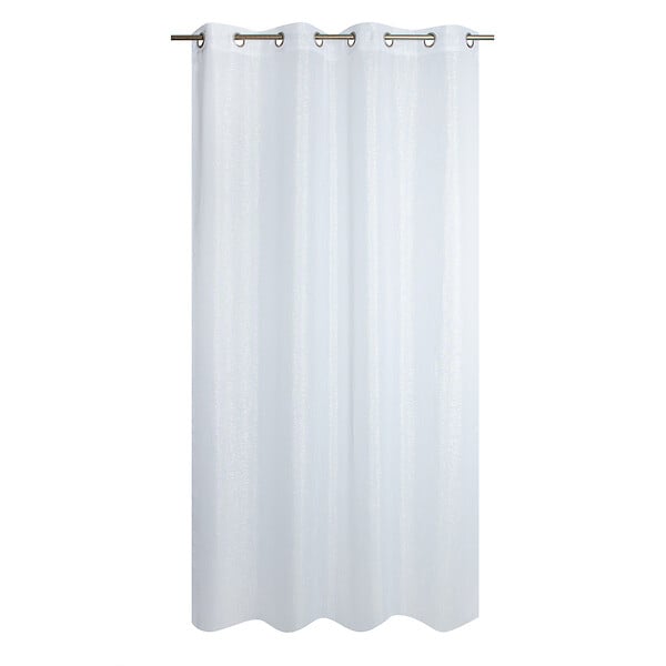 MODE DE VIE - Voilage Lucas en lurex et polyester - Blanc - 140x240cm - large