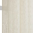 MODE DE VIE - Voilage Lucas lurex et polyester - Ecru - 140x240cm - vignette
