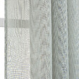 MODE DE VIE - Voilage Lucas lurex et polyester - Sauge - L.140xl.240cm - vignette