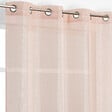 MODE DE VIE - Voilage Lucas - Lurex et polyester - Rose - 140x240cm - vignette