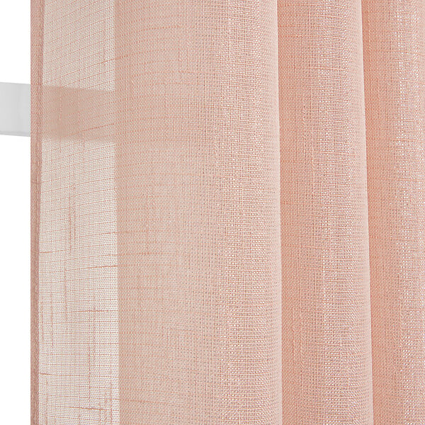 MODE DE VIE - Voilage Lucas - Lurex et polyester - Rose - 140x240cm - large