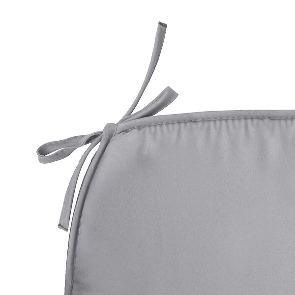 GO/ON - Galette de chaise Enaya - Grise - 39x39cm - large