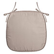GO/ON - Galette de chaise Enaya - Taupe - 39x39cm - vignette