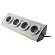 ZENITECH - Multiprise de canapé angle Schuko 4x16A - Gris - Zenitech - vignette