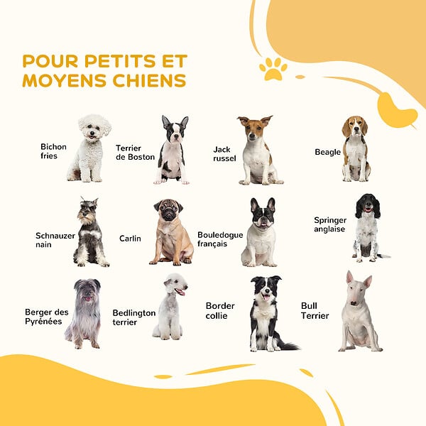 PAWHUT - Barrière de sécurité animaux réglable 76-103L cm - porte 2 verrouillages, ouverture 2 sens - acier ABS blanc - large