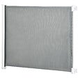 PAWHUT - Barrière de sécurité barrière animaux rétractable automatique 1,15L x 0,83H m teslin métal gris - vignette