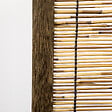 HOMCOM - Paravent intérieur 4 panneaux pliables séparateur de pièce bois de paulownia roseau - vignette
