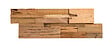 LITHOS - Plaquette parement Madura bois recyclé - Marron 55x18cm - vignette