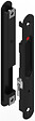 LA CROISEE DS - Fermeture encastrée à crochet La Croisée DS SILENE noir RAL9005  DS6795013 - vignette