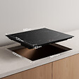 CIARRA - Plaque de cuission induction 3 foyer 59CM 5600W CD3BIH-E - vignette
