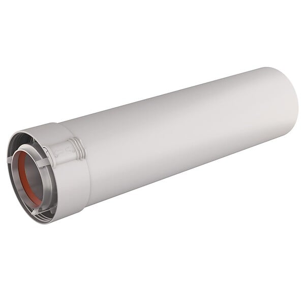 UBBINK - Conduit ventouse gaz Rolux 80/125 ALU/PVC - Longueur : 1 m - large