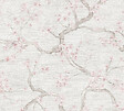 AS CREATION - Papier peint intissé Branche Cerisier - Gris - L.53xI.10,05m - vignette