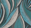 AS CREATION - Papier peint vinyle lourd Mahalo - Bleu - L.10m x l.0.53m - vignette