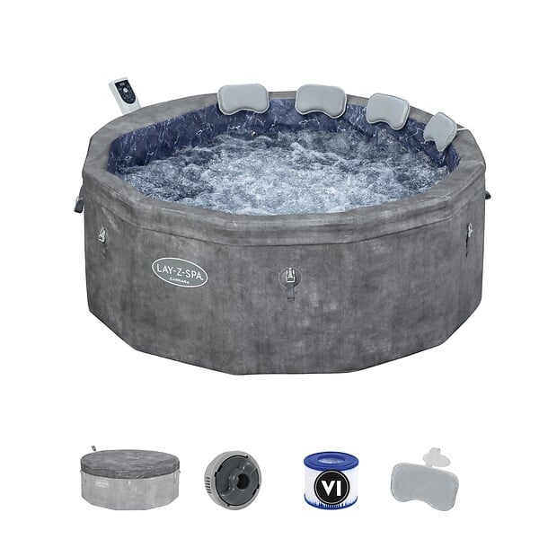 BESTWAY - Spa rond Carrara ThermaCore - 4-6 pers. - L.170xH.65cm - large
