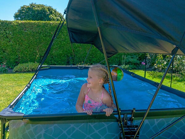EXIT TOYS - Voile d'ombrage pour piscine tubulaire rectangulaire 2,20 x 1,50 m - Exit Toys - large