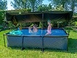 EXIT TOYS - Voile d'ombrage pour piscine tubulaire rectangulaire 2,20 x 1,50 m - Exit Toys - vignette