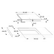 HISENSE - Table De Cuisson à Induction 60cm 4 Feux 7200w Noir - I6433CB7 - vignette