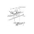 ELECTROLUX - Table De Cuisson Gaz 60cm 4 Feux 7700w Noir - KGS6424W - vignette