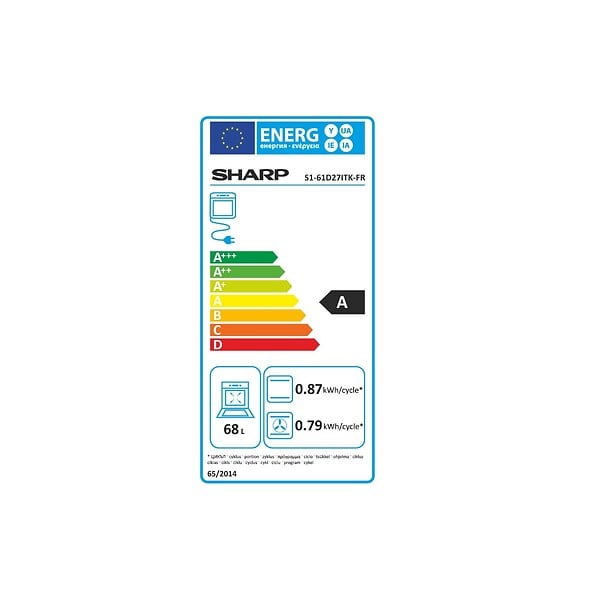 SHARP - Pack Table & Four Intégrable Multifonction 68l - S1-61D27ITK - large