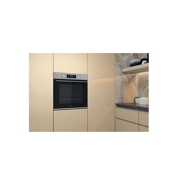 WHIRLPOOL - Four Intégrable Multifonction 71l 60cm Pyrolyse Et Hydrolyse Inox - OMK58RUOX - large