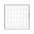 VISION EL - Plafonnier LED Carré Blanc - 595x595mm - 25W - 4000K - 3500lm - IP40 - Garantie 5 ans - vignette