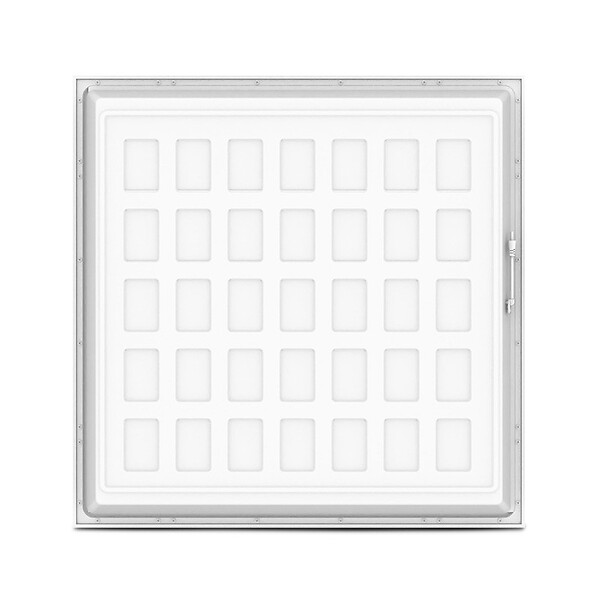 VISION EL - Plafonnier LED Carré Blanc 595x595mm - 20W - 4000K - 3600lm - Backlit - IP40 - large