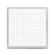 VISION EL - Plafonnier LED Carré Blanc 595x595mm - 20W - 4000K - 3600lm - Backlit - IP40 - vignette