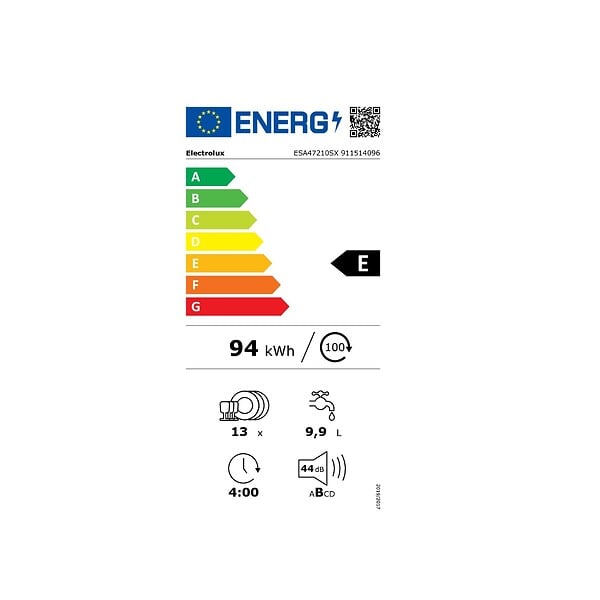 ELECTROLUX - Lave-vaisselle 60cm 13 Couverts 44db - ESA47210SX - large