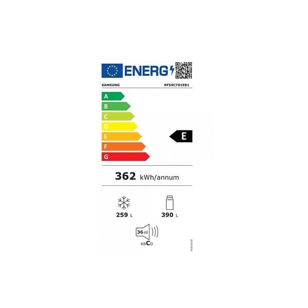 SAMSUNG - Réfrigérateur Américain 91cm 649l Froid Ventilé - RF59C701EB1 - large