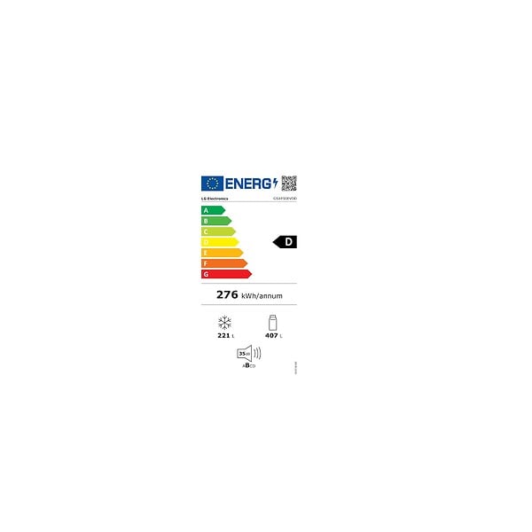 LG - Réfigérateur Américain 628l Nofrost - GSXE90EVDD - large