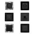 ZENITECH - Set de 2 prises 16A + 2 interrupteurs va et vient + prise RJ45 + prise TV - idéal T2 - Zenitech - vignette
