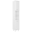 VIDAXL - vidaXL Armoire de salle de bain Blanc brillant Bois d'ingénierie - vignette