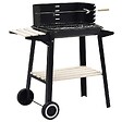 VIDAXL - vidaXL Barbecue au charbon de bois avec roulettes - vignette