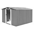 VIDAXL - vidaXL Abri de jardin 257x298x178 cm Métal Gris - vignette