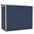 VIDAXL - vidaXL Abri de jardin mural Anthracite 118x194x178 cm Acier - vignette