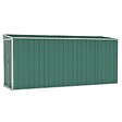 VIDAXL - vidaXL Abri de jardin mural Vert 118x382x178 cm Acier galvanisé - vignette