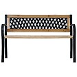 VIDAXL - vidaXL Banc de jardin 120 cm Bois - vignette