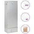 VIDAXL - vidaXL Fumoir pour four à barbecue avec copeaux de bois 44,5x29x110 cm - vignette