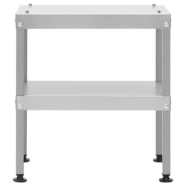 VIDAXL - vidaXL Table pour fumoir à four 40x28x44,5 cm acier galvanisé - large