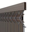 DECKLINEA - Kit Occultation Composite - L2,5 x H1,23m - Couleur : Brun - Haute Resistance - Occultant Pour Grillage Rigide - vignette