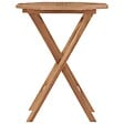 VIDAXL - vidaXL Table pliable de jardin 60x60x75 cm Bois de teck solide - vignette