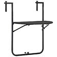 VIDAXL - vidaXL Table de balcon Marron 60x64x83,5 cm Plastique Aspect de rotin - vignette