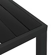 VIDAXL - vidaXL Table de jardin Noir 80 x 80 x 74 cm Aluminium et WPC - vignette